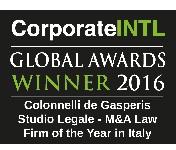 2016 Global Awards Winner - Corporate INTL